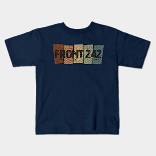 Front 242 - Retro Pattern Kids T-Shirt